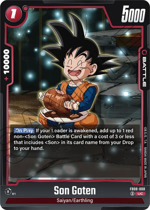 Son Goten (FB08-008) - Saiyan's Pride [Fusion World] (Uncommon) [FB08-008] — dragon-ball card