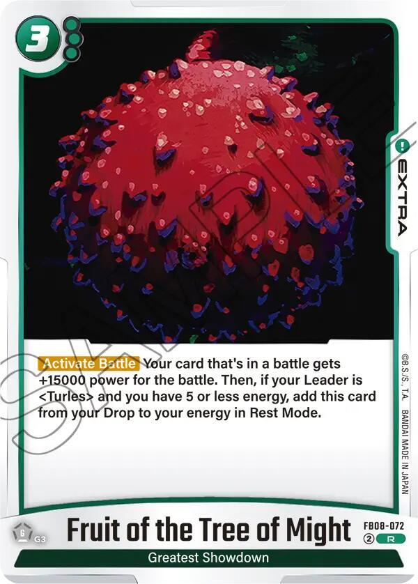 Fruit of the Tree of Might (FB08-072) - Saiyan's Pride [Fusion World] (Rare) [FB08-072] — dragon-ball card