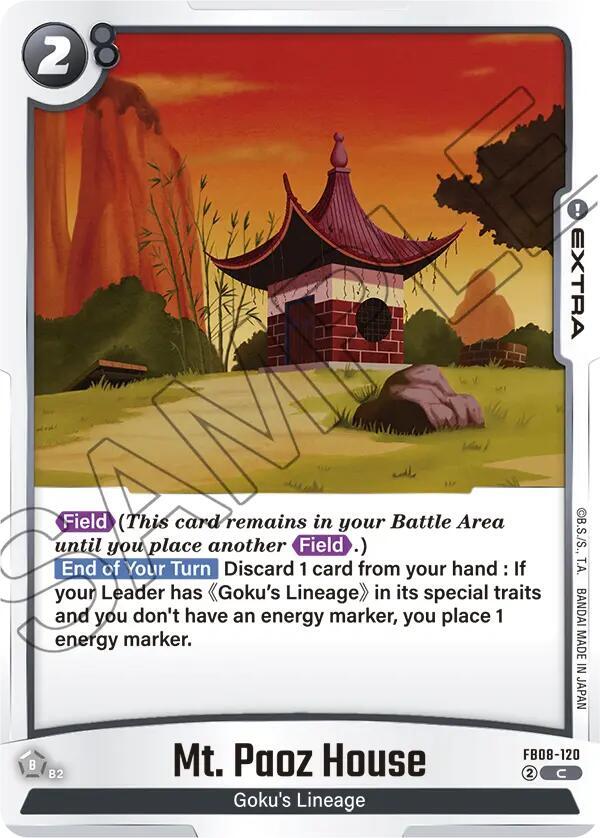 Mt. Paoz House (FB08-120) - Saiyan's Pride [Fusion World] (Common) [FB08-120] — dragon-ball card