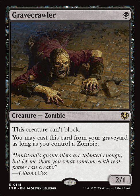 Gravecrawler – Innistrad Remastered (INR-114) Magic: The Gathering card
