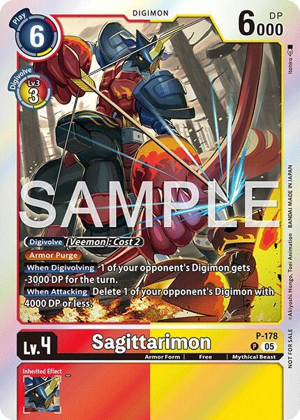 Sagittarimon (P-178) - Premium Bandai Products (Alternative Art) [PB-XX-P-178] — digimon card