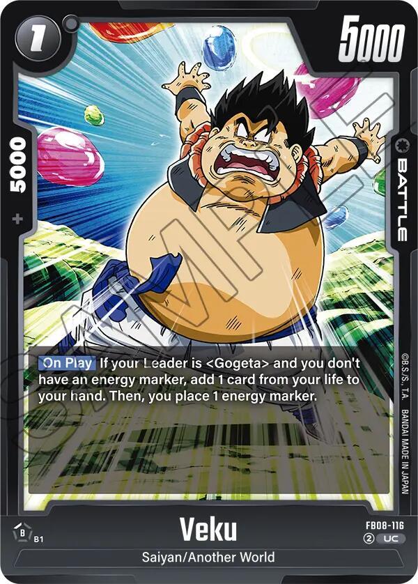 Veku (FB08-116) - Saiyan's Pride [Fusion World] (Uncommon) [FB08-116] — dragon-ball card