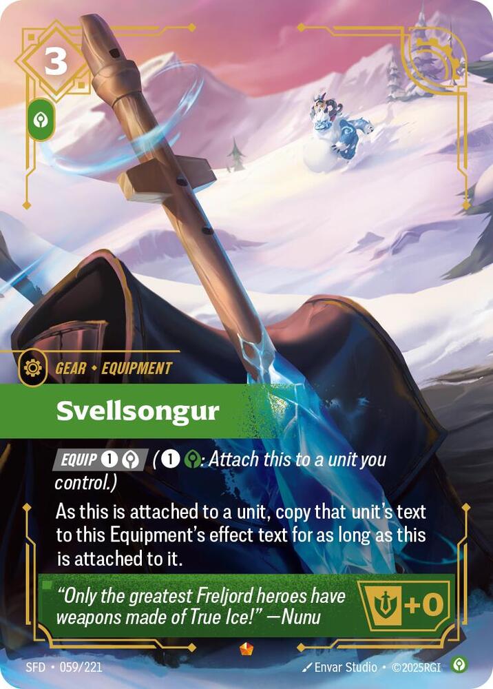 Svellsongur - Spiritforged (Epic) [SFD-059] — riftbound card