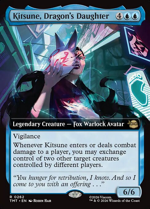 Kitsune, Dragon's Daughter – Teenage Mutant Ninja Turtles (TMT-262) Magic: The Gathering card | LC-REM-20260804-15634918179148-6634e5d1-b16c-4aba-aab1-e3991022e5c6 Hauptbild