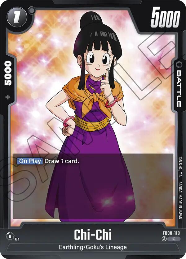 Chi-Chi (FB08-110) - Saiyan's Pride [Fusion World] (Common) [FB08-110] — dragon-ball card