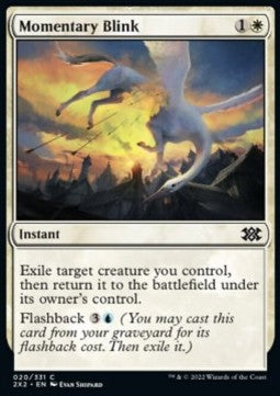 Momentary Blink - Double Masters 2022 (Common) [2X2-20] Immagine principale del prodotto
