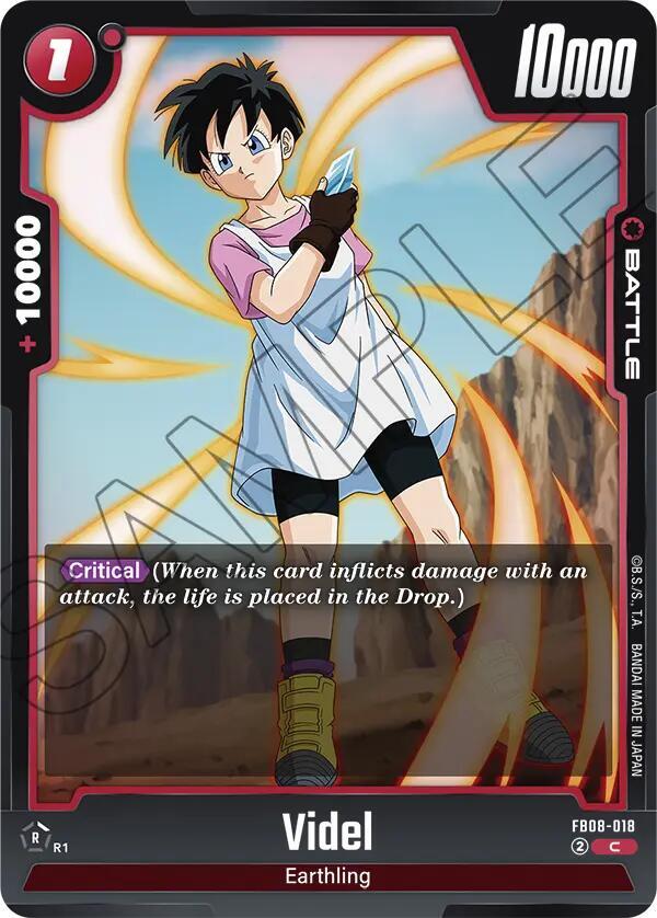 Videl (FB08-018) - Saiyan's Pride [Fusion World] (Common) [FB08-018] — dragon-ball card