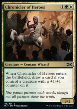 Chronicler of Heroes - Double Masters 2022 (Common) [2X2-193] Immagine principale del prodotto