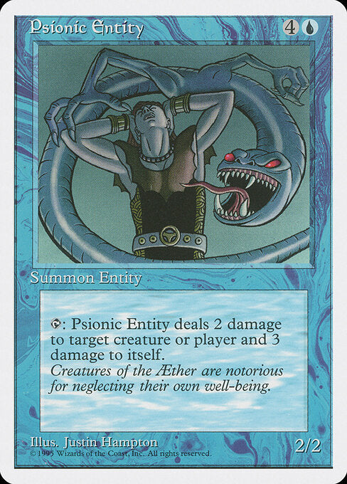 Psionic Entity – Fourth Edition (4ED-95) Magic: The Gathering card | LC-REM-20260804-15151562359116-6641a587-c066-4f0a-a951-b91d3f749eb2