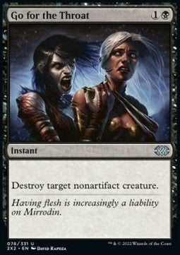 Go for the Throat - Double Masters 2022 (Uncommon) [2X2-76] Imagen principal del producto