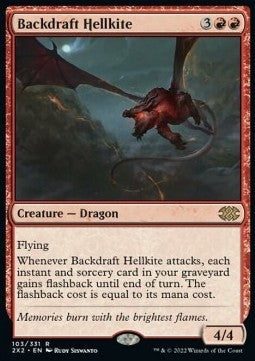 Backdraft Hellkite - Double Masters 2022 (Rare) [2X2-103]