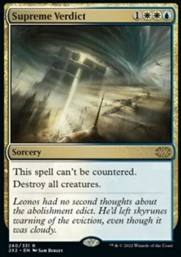 Supreme Verdict - Double Masters 2022 (Rare) [2X2-280] Hover Image