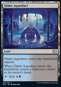 Dimir Aqueduct - Double Masters 2022 (Uncommon) [2X2-322] Hoofdafbeelding