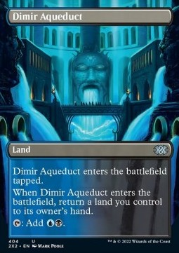 Dimir Aqueduct - Double Masters 2022: Extras (Uncommon) [X2X2-404]