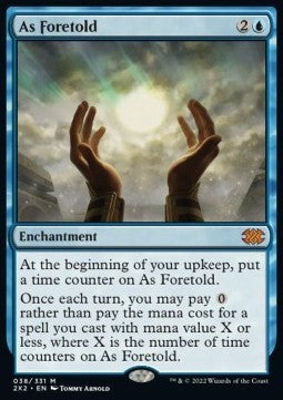 As Foretold - Double Masters 2022 (Mythic) [2X2-38] Hoofdafbeelding