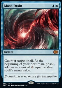 Mana Drain - Double Masters 2022 (Mythic) [2X2-57]