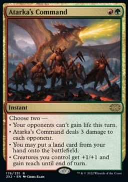 Atarka's Command - Double Masters 2022 (Rare) [2X2-176] Hauptbild