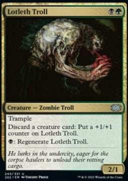Lotleth Troll - Double Masters 2022 (Uncommon) [2X2-245] Hoofdafbeelding