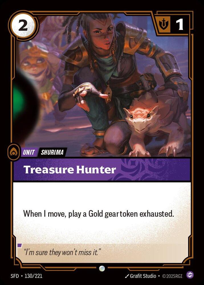 Treasure Hunter - Spiritforged (Common) [SFD-130] — riftbound card Imagen principal del producto
