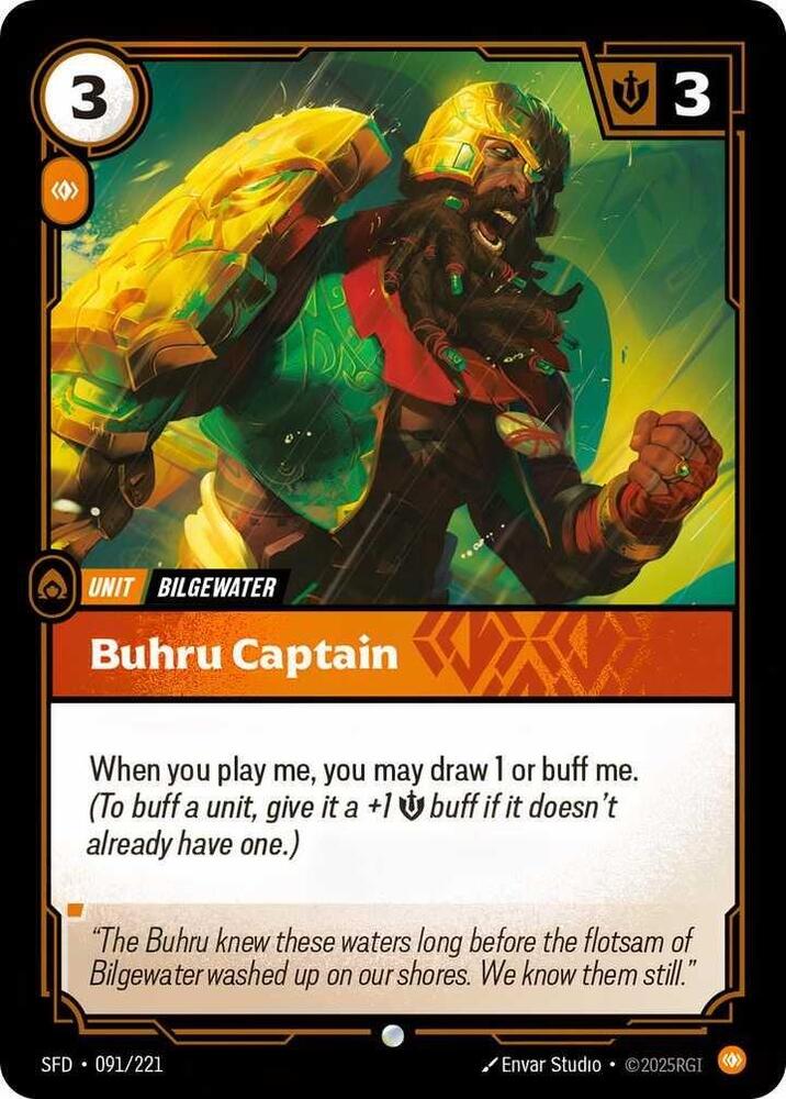 Buhru Captain - Spiritforged (Common) [SFD-091] — riftbound card