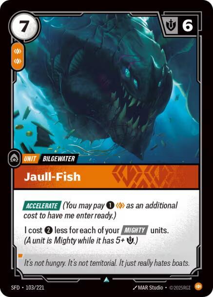 Jaull-Fish - Spiritforged (Uncommon) [SFD-103] — riftbound card