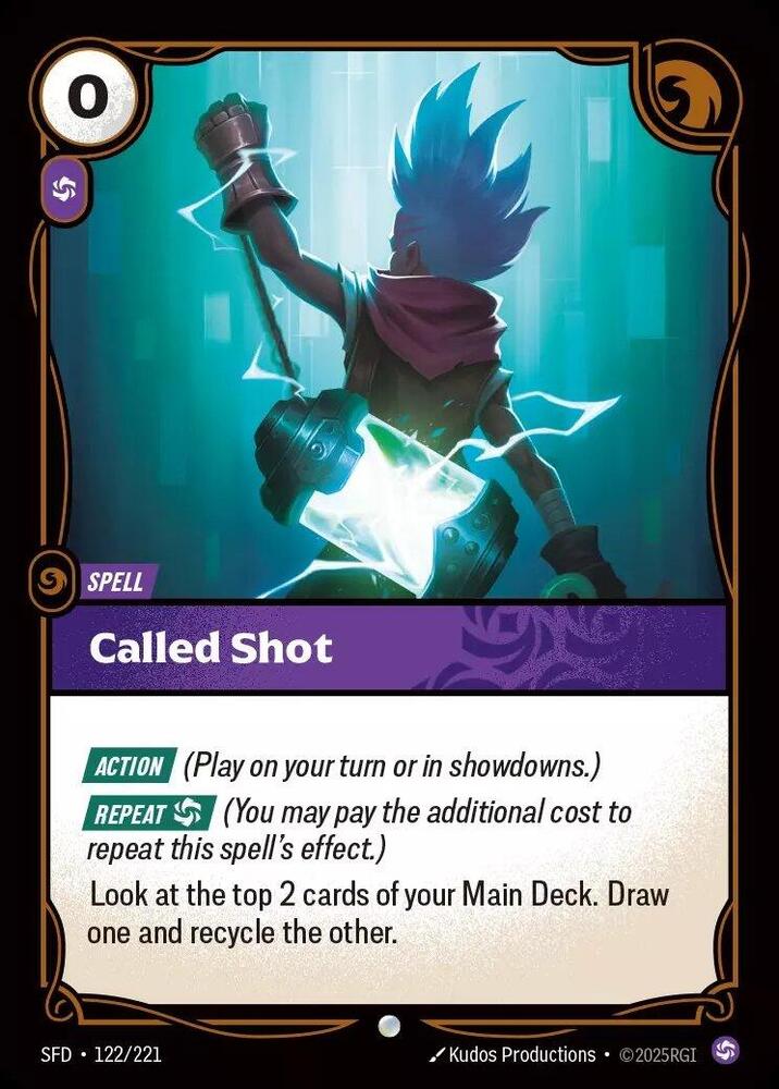 Called Shot - Spiritforged (Common) [SFD-122] — riftbound card