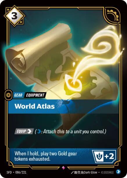 World Atlas - Spiritforged (Rare) [SFD-086] — riftbound card