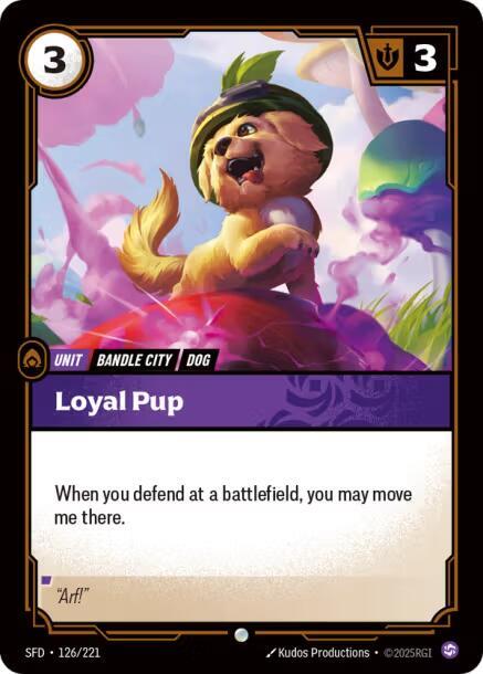 Loyal Pup - Spiritforged (Common) [SFD-126] — riftbound card