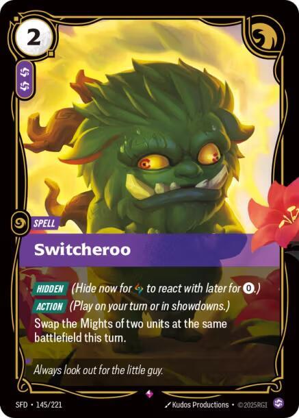 Switcheroo - Spiritforged (Rare) [SFD-145] — riftbound card