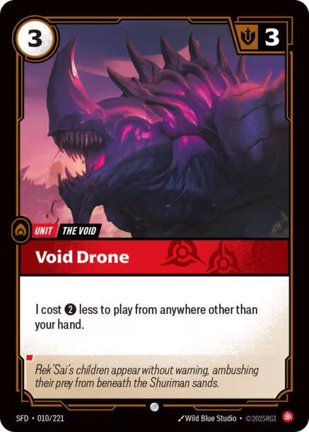 Void Drone - Spiritforged (Common) [SFD-010] — riftbound card