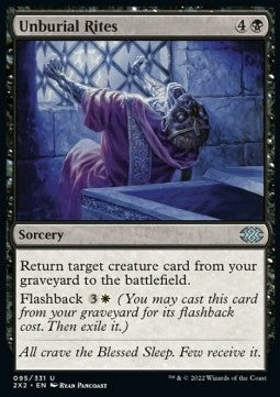Unburial Rites - Double Masters 2022 (Uncommon) [2X2-95] Immagine principale del prodotto