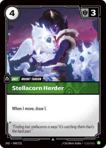 Stellacorn Herder - Spiritforged (Uncommon) [SFD-048] — riftbound card