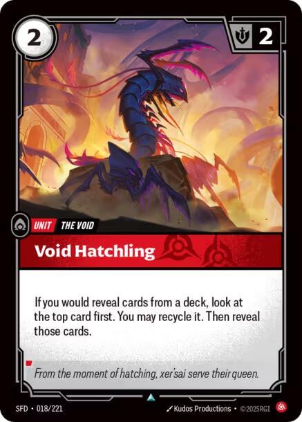 Void Hatchling - Spiritforged (Uncommon) [SFD-018] — riftbound card