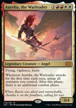 Aurelia, the Warleader - Double Masters 2022 (Mythic) [2X2-179] Hover Image