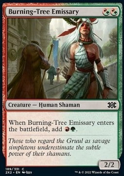 Burning-Tree Emissary - Double Masters 2022 (Common) [2X2-189] Immagine principale del prodotto