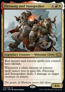 Firesong and Sunspeaker - Double Masters 2022 (Rare) [2X2-215] Hover Image