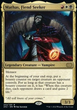 Mathas, Fiend Seeker - Double Masters 2022 (Rare) [2X2-252] Immagine principale del prodotto