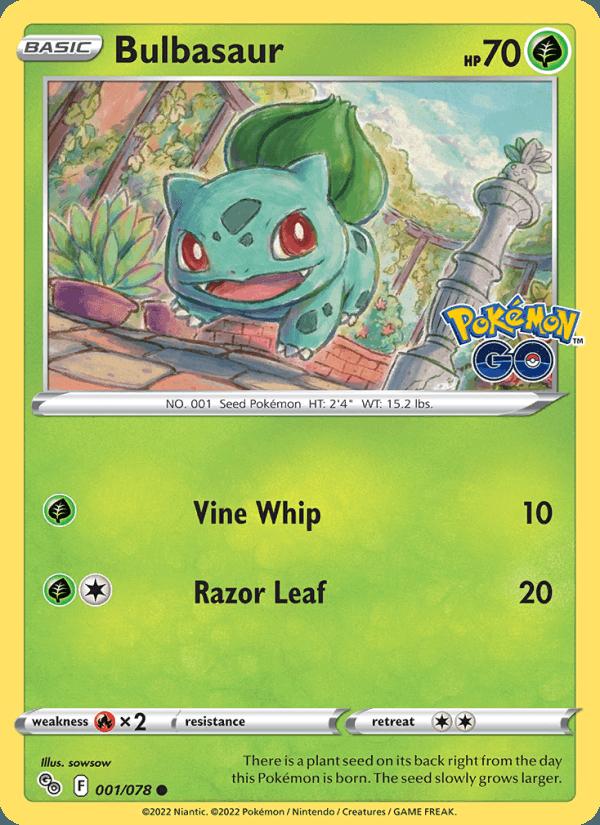 Bulbasaur - Pokémon GO (Common) [PGO-001] Image principale du produit
