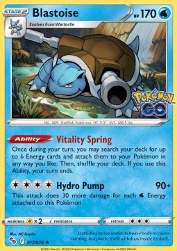 Blastoise - Pokémon GO (Holo Rare) [PGO-017] Hauptbild