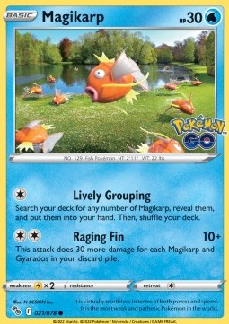 Magikarp - Pokémon GO (Common) [PGO-021] Imagen principal del producto