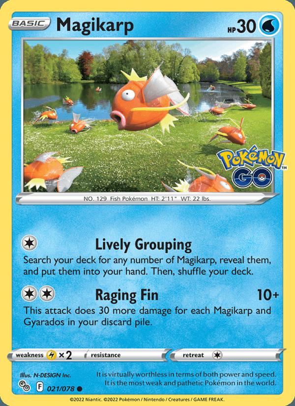 Magikarp - Pokémon GO (Common) [PGO-021] Hoofdafbeelding