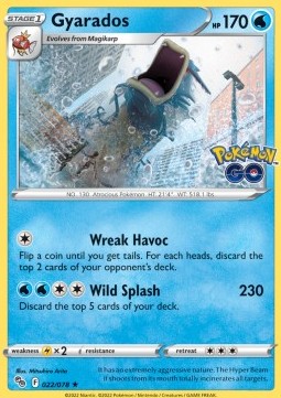 Gyarados - Pokémon GO (Holo Rare) [PGO-022] Hover Image
