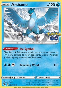 Articuno - Pokémon GO (Holo Rare) [PGO-024] Hover Image