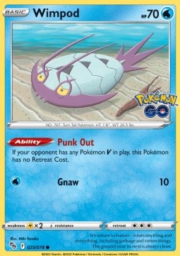 Wimpod - Pokémon GO (Common) [PGO-025] Hover Image