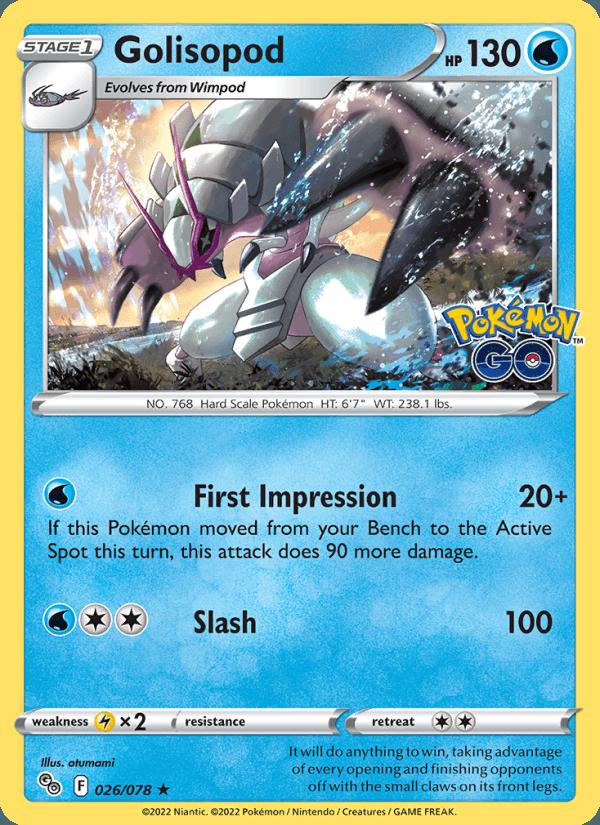 Golisopod - Pokémon GO (Holo Rare) [PGO-026] Hoofdafbeelding