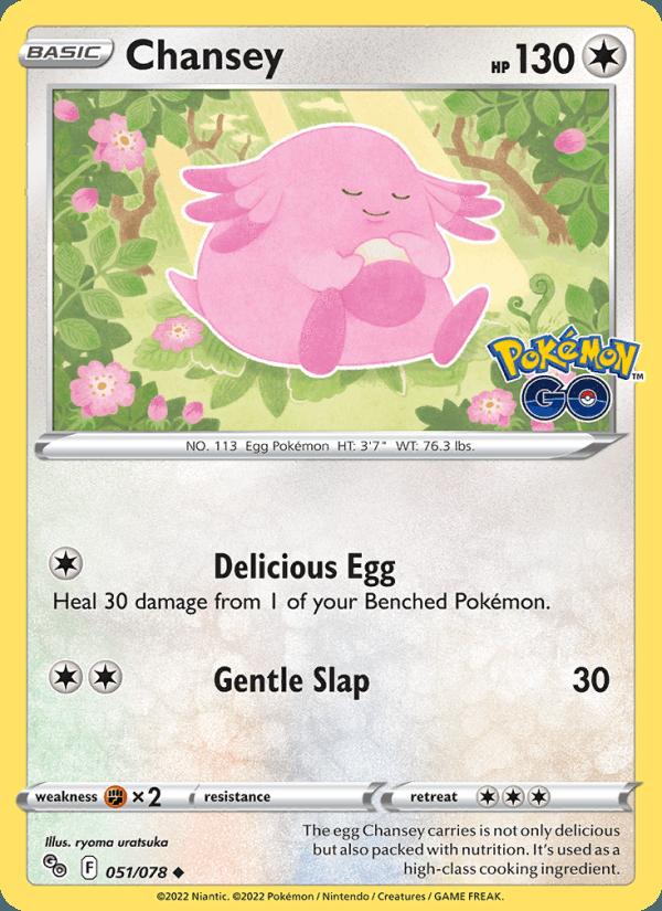 Chansey - Pokémon GO (Uncommon) [PGO-051] Image principale du produit