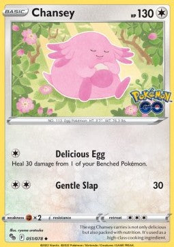 Chansey - Pokémon GO (Uncommon) [PGO-051] Hover Image