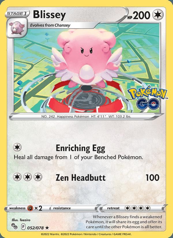 Blissey - Pokémon GO (Holo Rare) [PGO-052] Image principale du produit