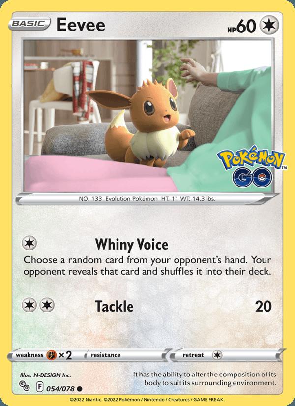 Eevee - Pokémon GO (Common) [PGO-054] Image principale du produit
