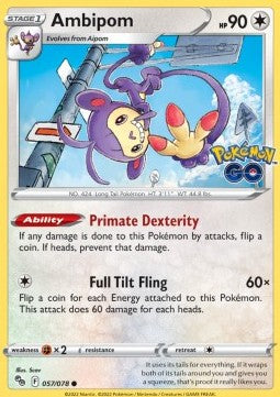 Ambipom - Pokémon GO (Common) [PGO-057]